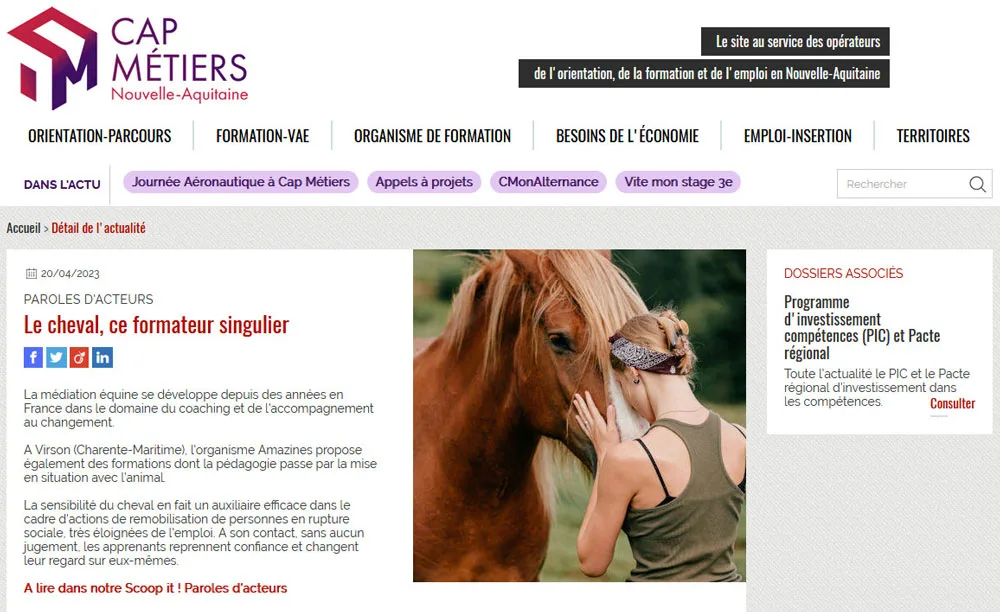 Le cheval, ce formateur singulier